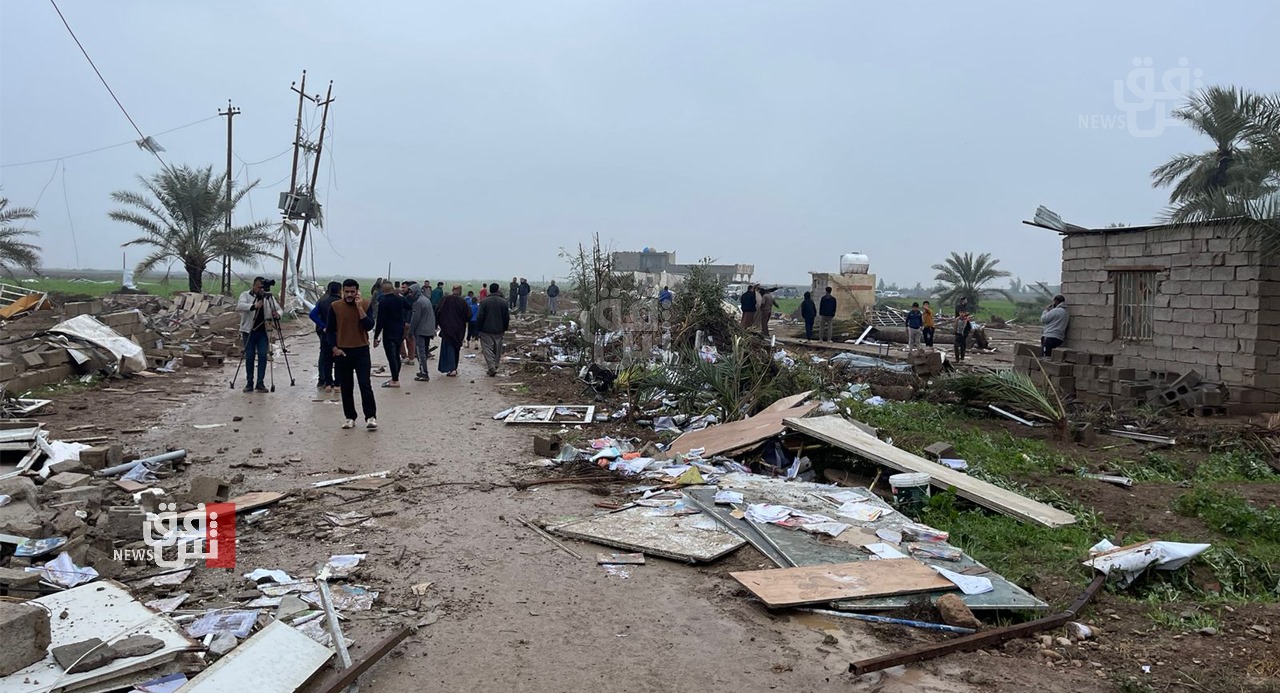 Hurricane causes damage in Diyala villages Iraq