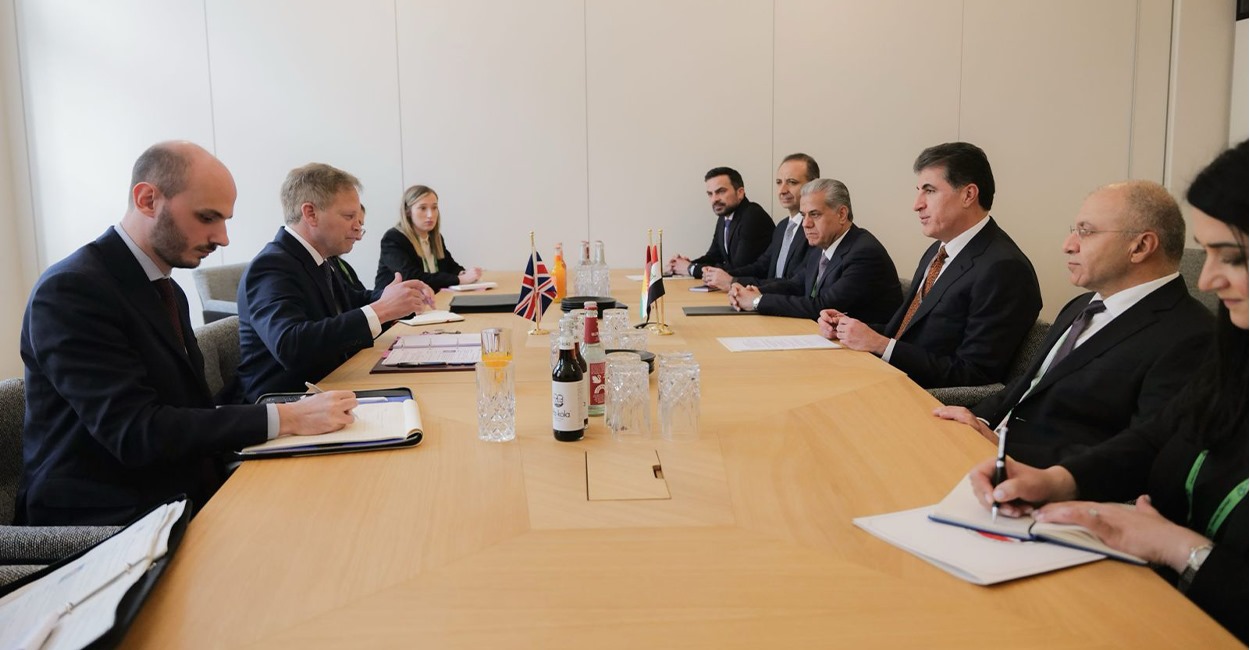President Barzani, UK Defence Minister, discuss recent developments in the region