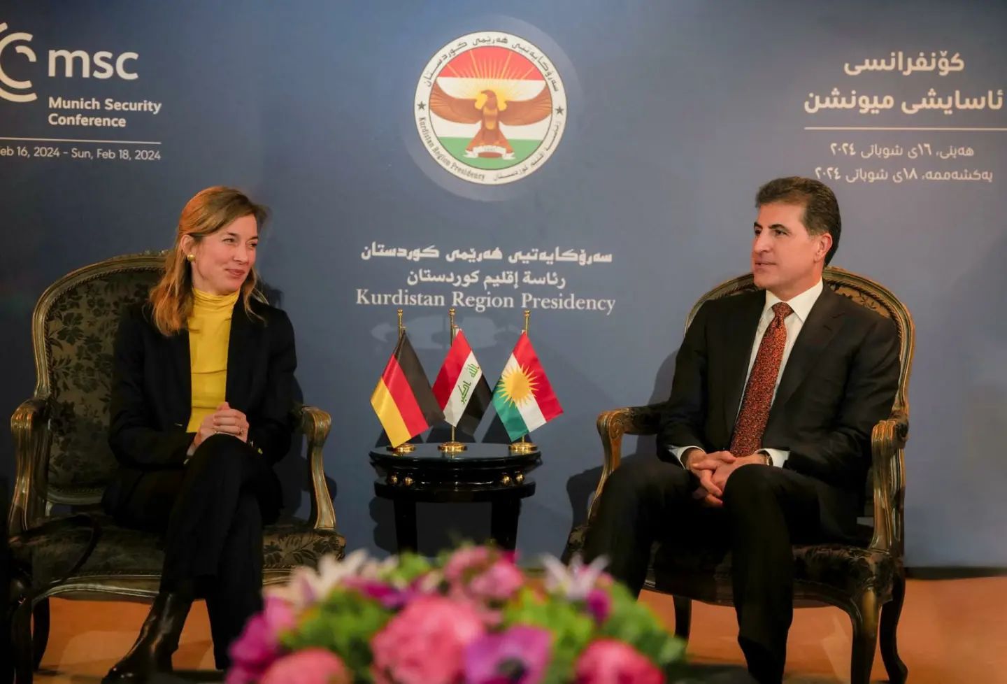 Nechirvan Barzani receives invitation to visit Austria, discusses security situation in Iraq with Germany