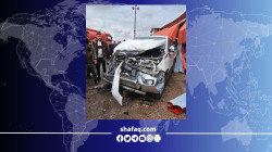 حادث مروري لـ"تانكر" يصيب شخصين ويدمر 6 سيارات ومحلاً تجارياً شرقي دهوك