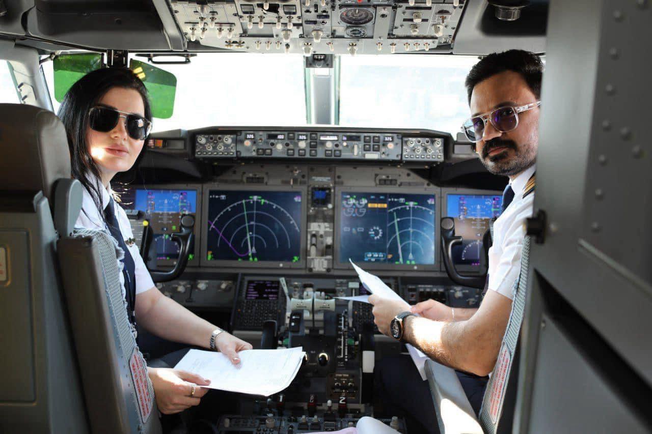 Captain Razin Al-Doski makes history as the first Iraqi woman to pilot for Iraqi Airways