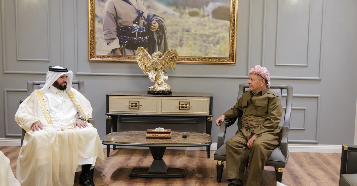 Qatar offers condolences to Masoud Barzani on the passing of his sister