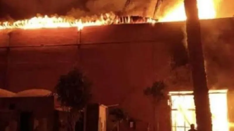 حريق يهدد عرض مسلسل "الكبير أوي 8" في رمضان