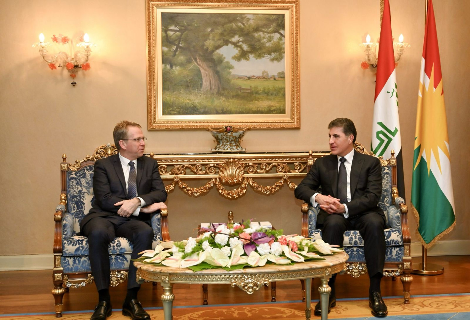 President Barzani welcomes France's new ambassador, appreciates Paris' support of Erbil