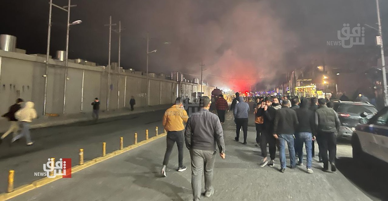Erbil market fire leaves +150 shops destroyed, injures nearly 100 persons