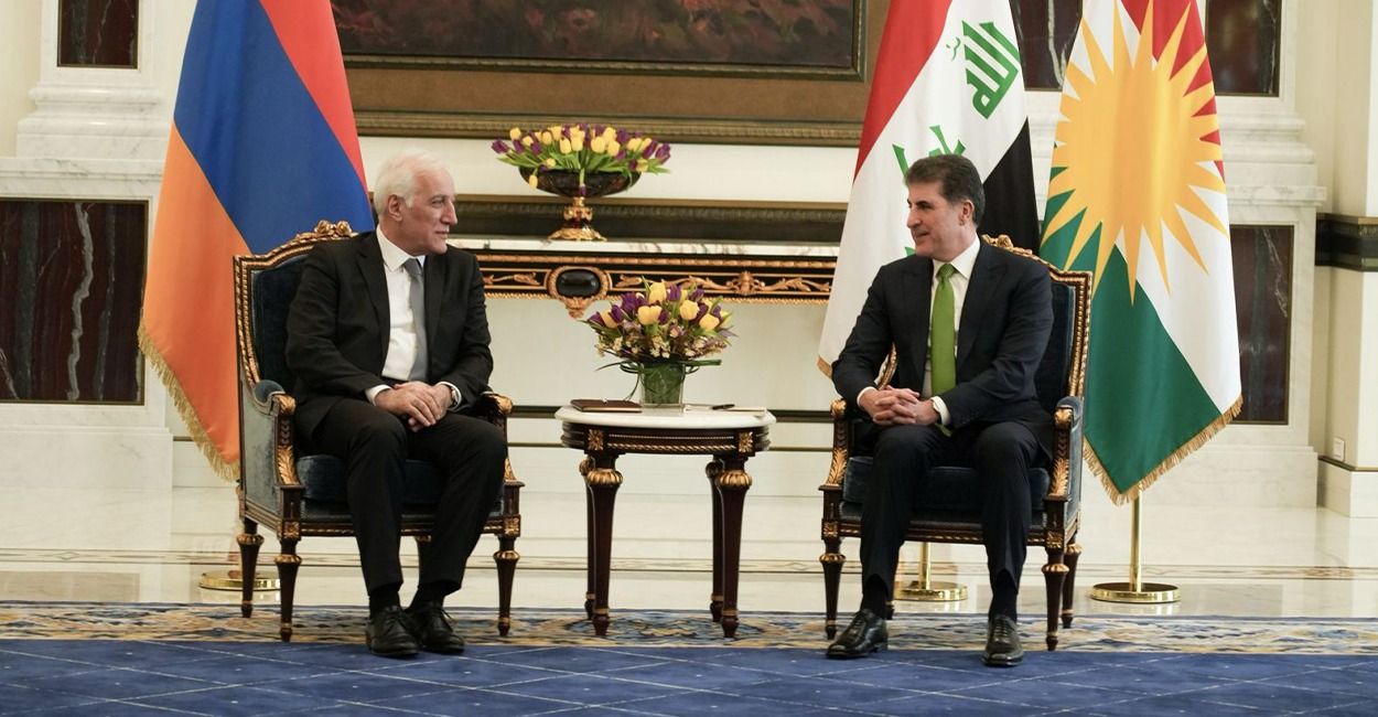 Kurdistans Barzani and Armenian President foster economic ties