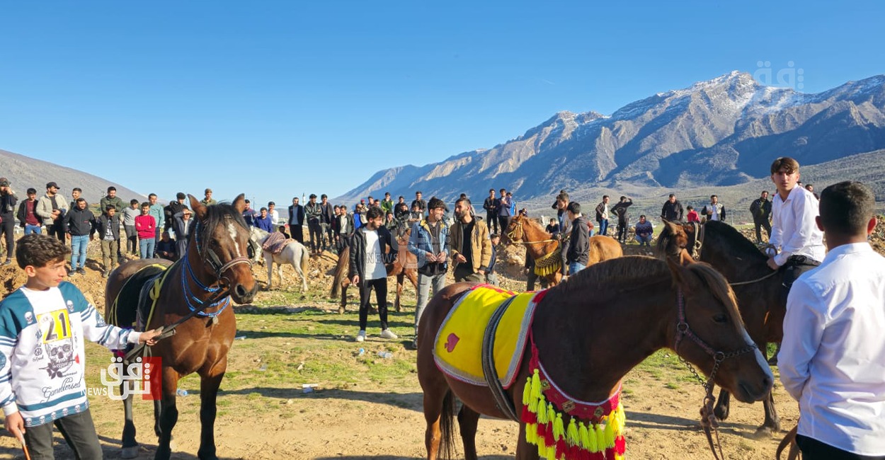 الأول من نوعه.. دهوك تنظم مهرجاناً لسباق الخيول (صور)