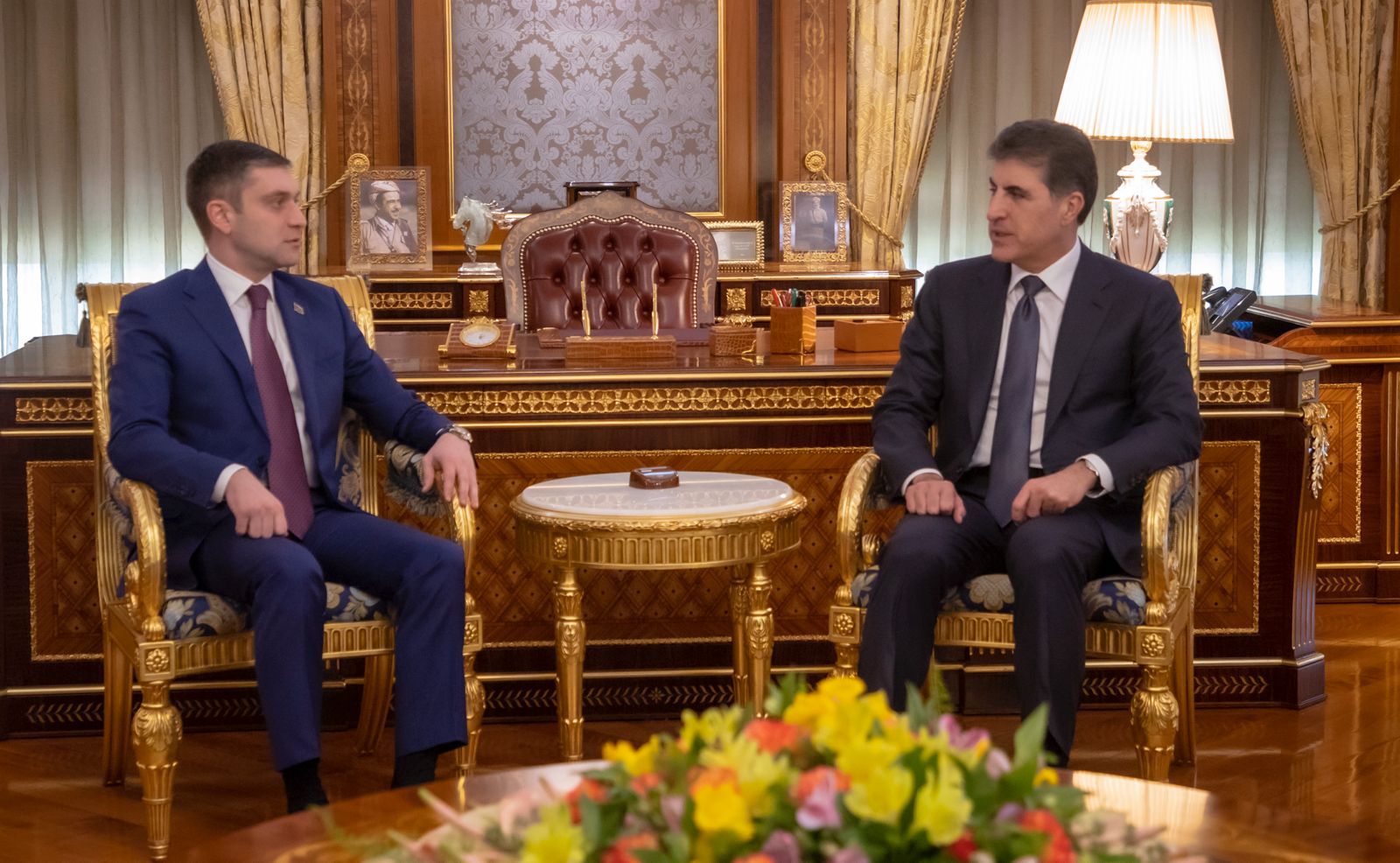 رئيس كوردستان يبحث إجراءات فتح ممثلية أذربيجان وتدشين رحلات طيران مباشرة