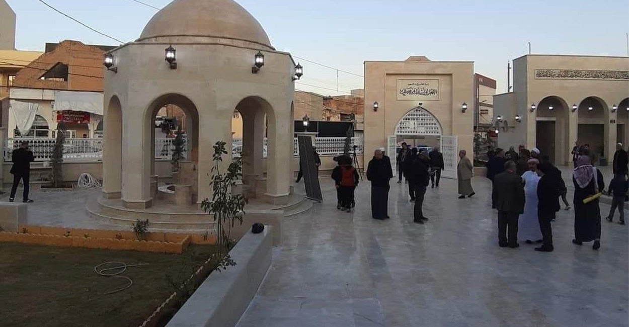 عمره أكثر من 10 قرون ودمّره داعش.. افتتاح جامع النبي جرجيس في الموصل