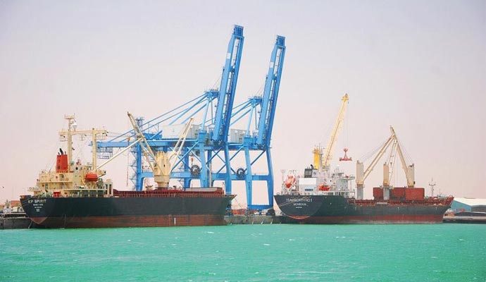 Over  billion dinars of revenue for Iraqi ports in February