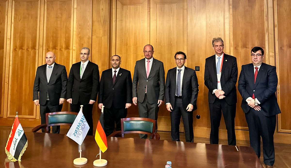 Iraq and the German "Siemens" sign an agreement to invest associated gas as a fuel for generating electricity