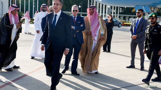 بلينكن في السعودية.. جولة شرق أوسطية جديدة لإيقاف الحرب