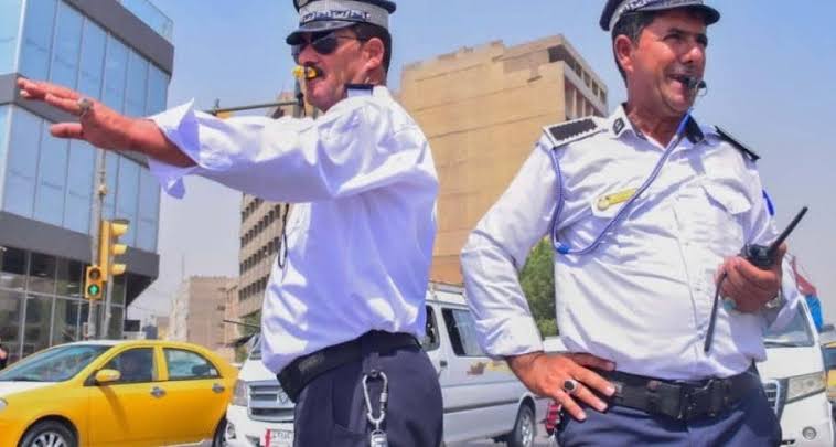المرور العامة تنوه إلى قطع طرق رئيسة شرقي بغداد