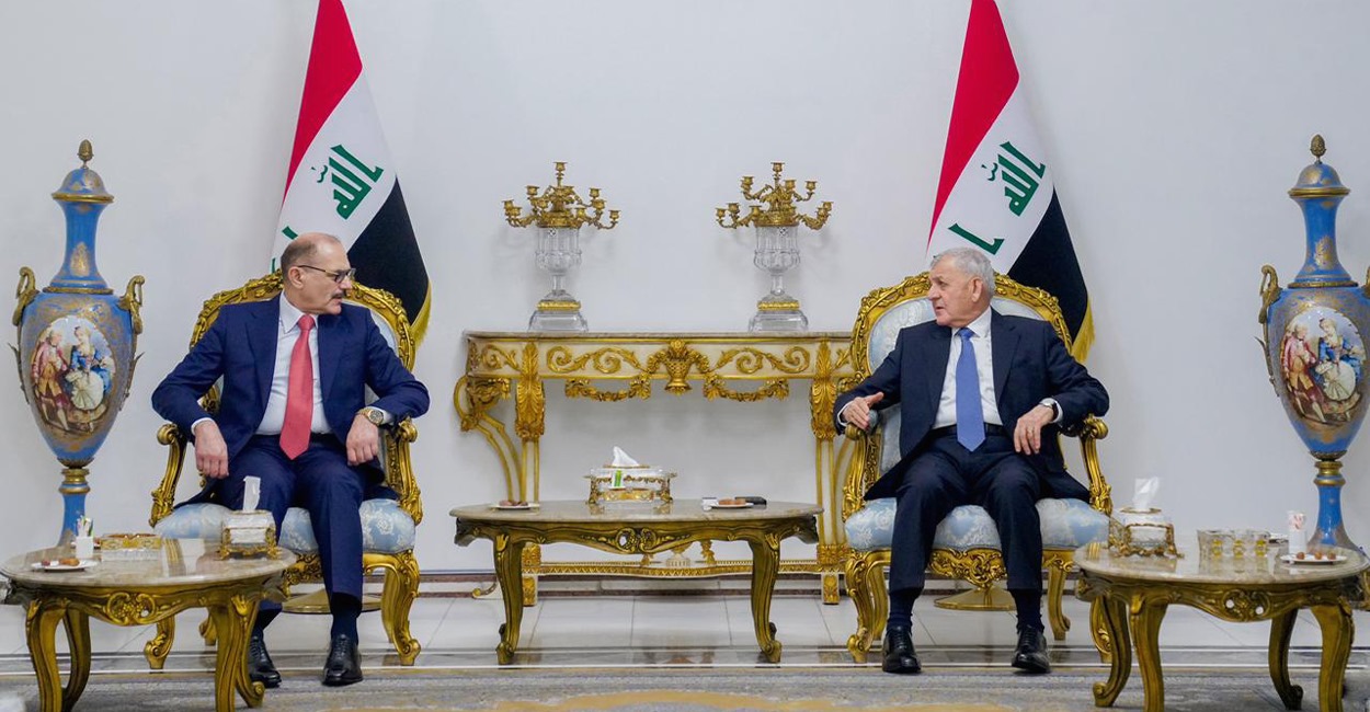 Iraqi president, Federal Supreme Court chief discuss strengthening State institutions
