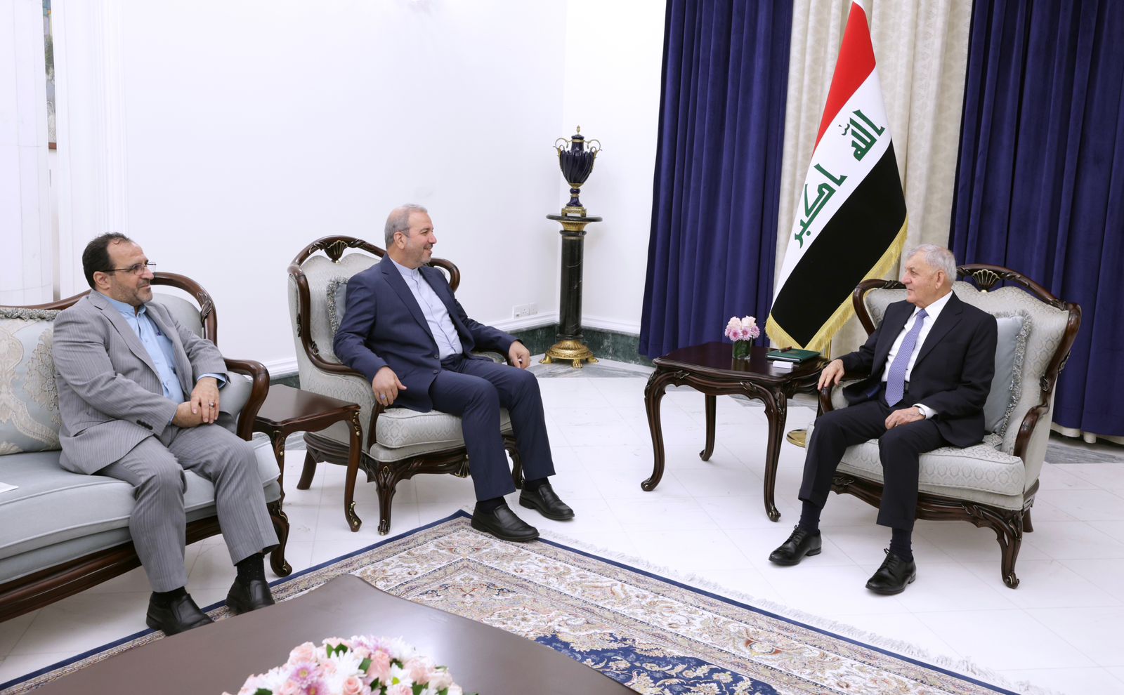 الرئيس العراقي يبلغ طهران: نعمل لإنشاء سدين للاستفادة من مياه الأمطار