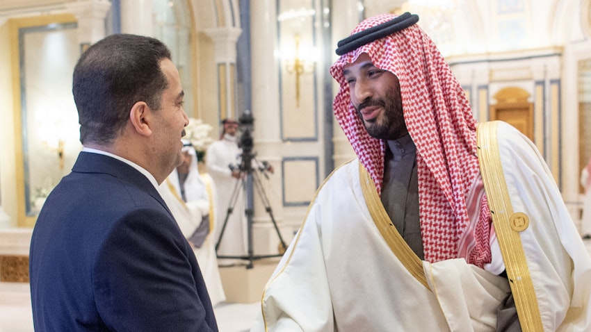 Saudi crown prince offers full support for Iraqs security  Iraq PMs office