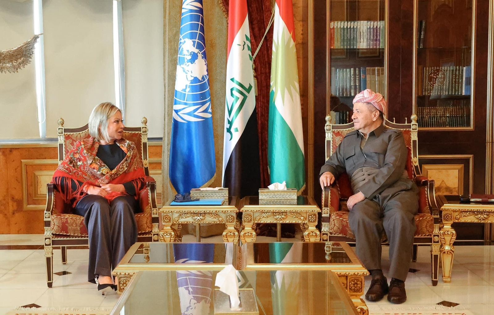 Kurdish leader Barzani says some Iraqi parties are violating agreements