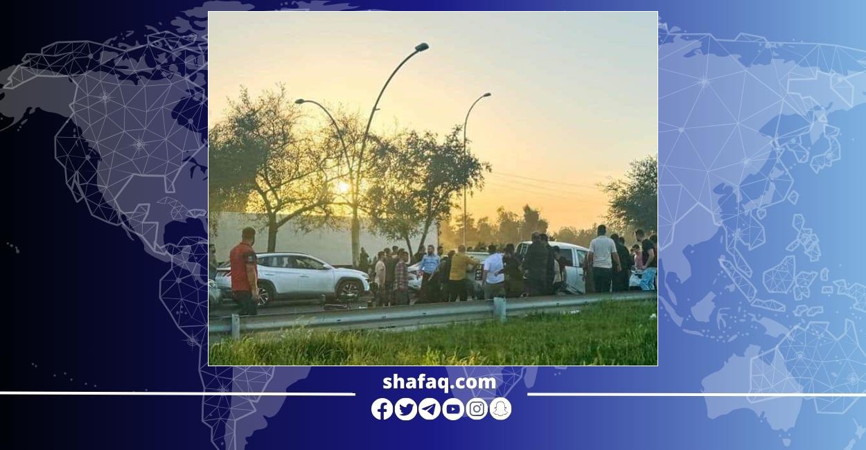 قادها بسرعة جنونية.. "نجل" مسؤول في نينوى يقلب سيارة والده الحكومية