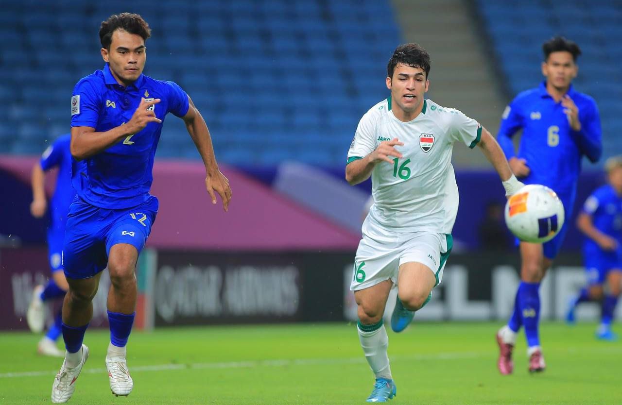 الاولمبي العراقي يخسر أمام تايلاند في مستهل مشواره بنهائيات كأس آسيا