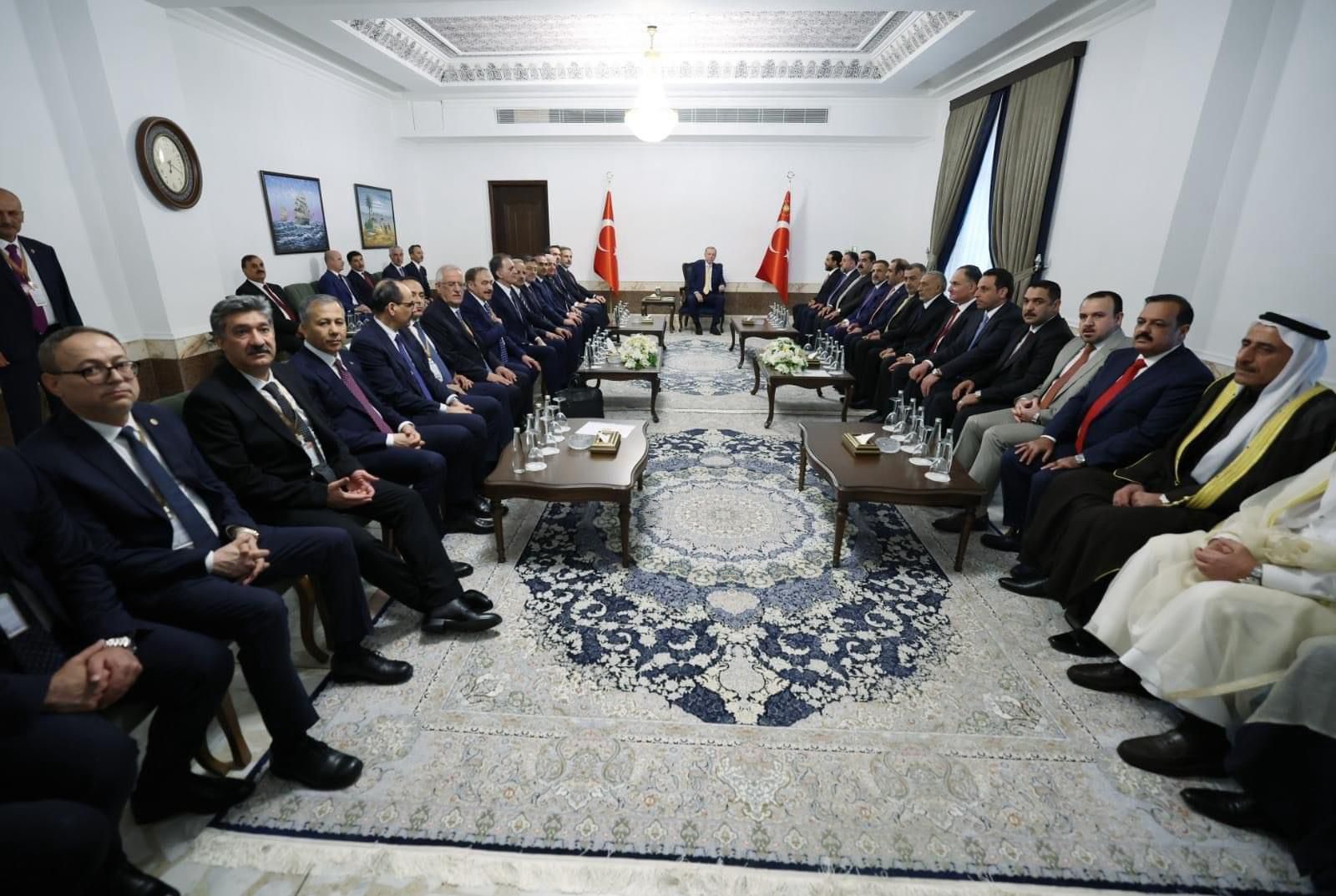 Turkish President visit to Iraq: Sunni leaders met Erdogan in Baghdad