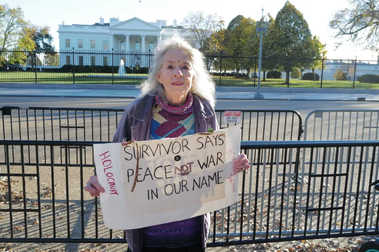 Holocaust survivors condemn Israel's Gaza genocide during a London protest