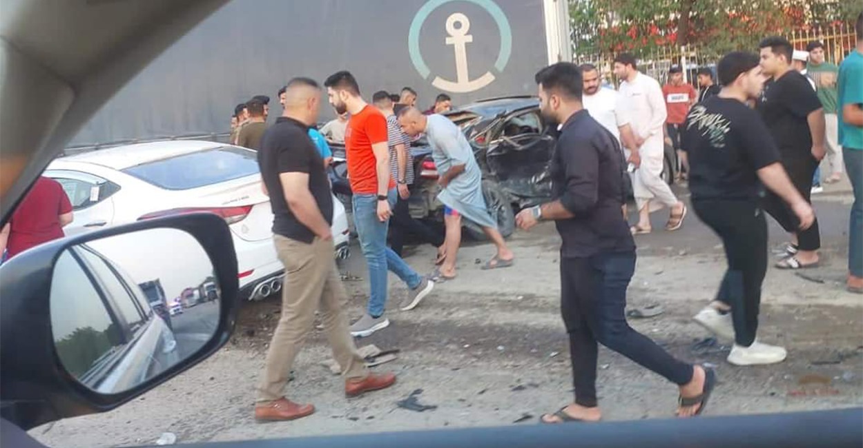 إصابات حرجة بحادث سير على طريق بغداد كركوك