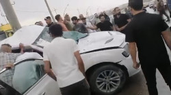 مصرع ضابط وإصابة جندي بحادث مروري جنوب الموصل (فيديو)