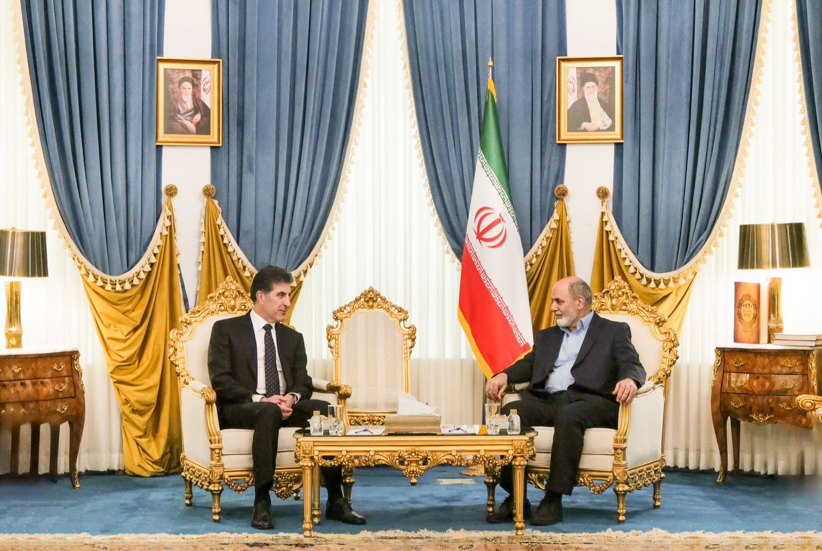 نيجيرفان بارزاني لرئيس ألامن القومي الإيراني: إقليم كوردستان سيظل دائماً عامل استقرار