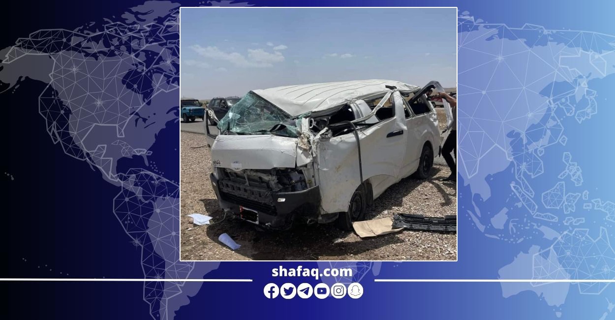مصرع 4 طالبات واصابة 7 أُخريات بحادث سير مروع في إقليم كوردستان