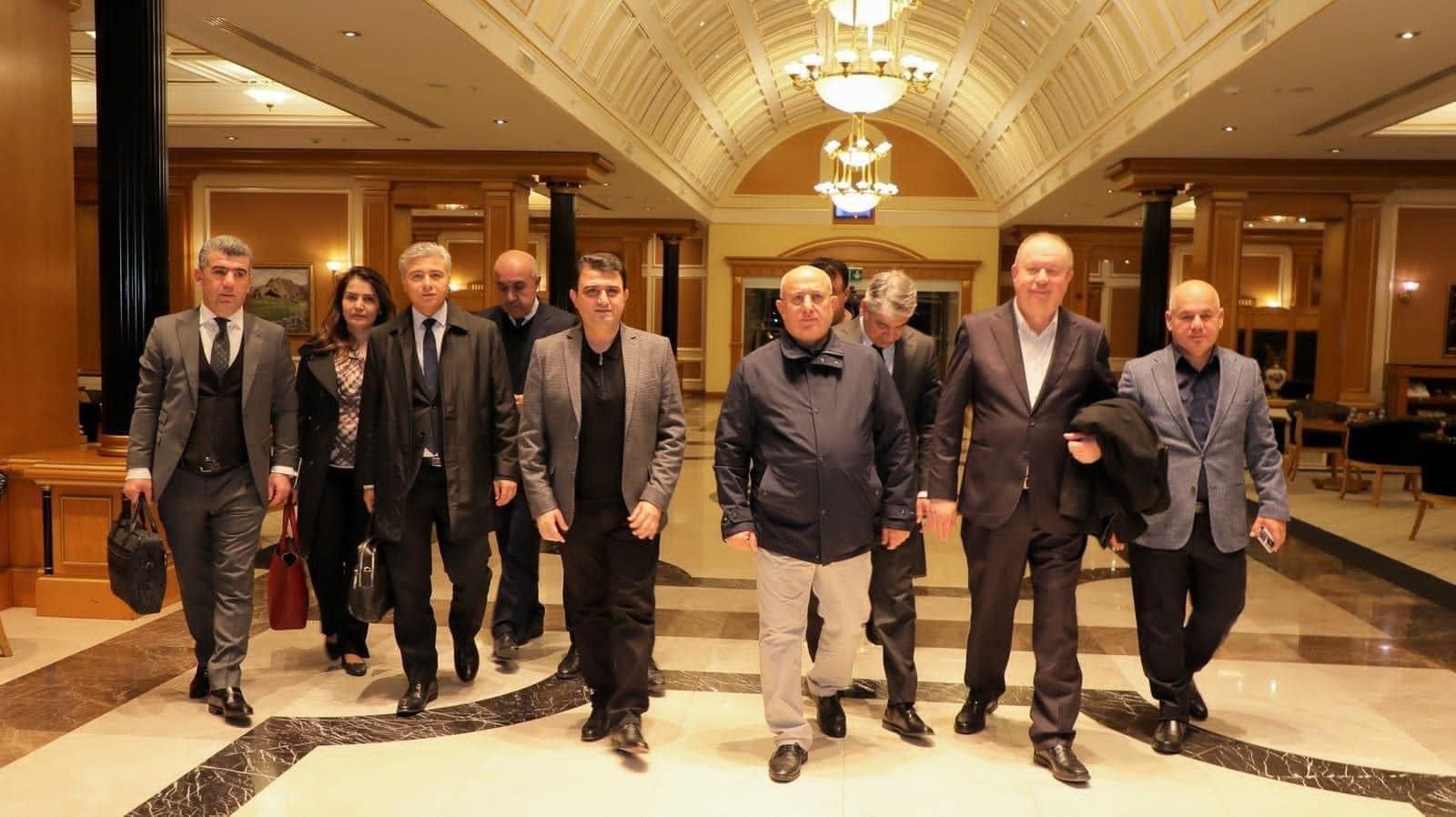 A delegation from the Kurdistan Regional Government arrives in Baghdad to discuss the 2024 budget