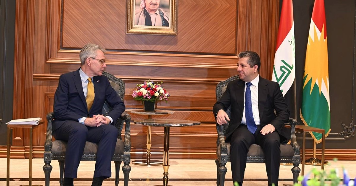Masrour Barzani discusses resuming Kurdistan oil exports with the US Assistant Secretary of State