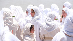 "بياض يملأ النهر".. الصابئة المندائيون يحيون عيد التعميد الذهبي بطقوس الماء (صور)