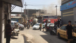 هیزگردن ئاگر لەناو ئەممار کەرەستەیل خوەراکی لە بەغداد