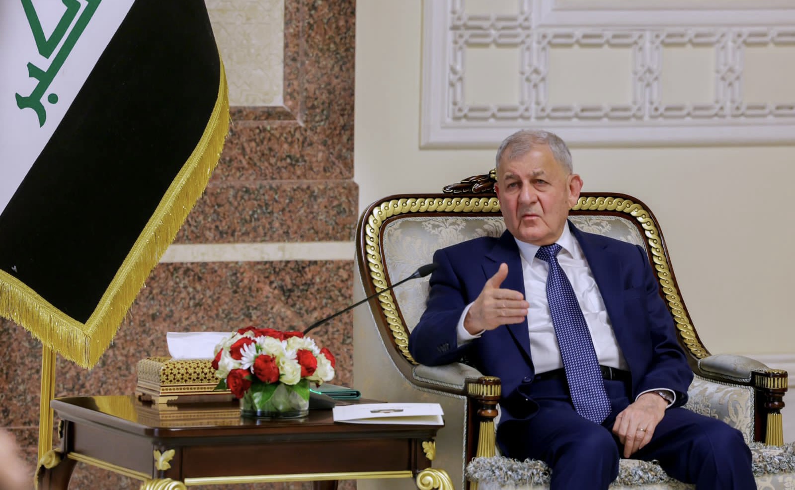 الرئيس العراقي يعزي خامنئي وقيادة ايران بوفاة رئيسي: نقف الى جانبكم