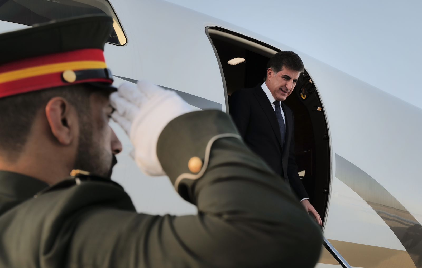 President Nechirvan Barzani arrives in UAE for official visit