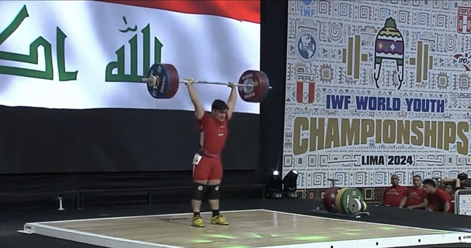 ذهبية ونحاسية لرباع عراقي في بطولة العالم لرفع الأثقال