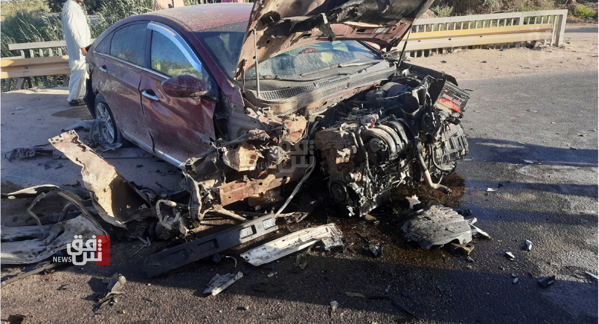 مصرع وإصابة 4 أشخاص بينهم منتسب بحادث سير على طريق كركوك - اربيل