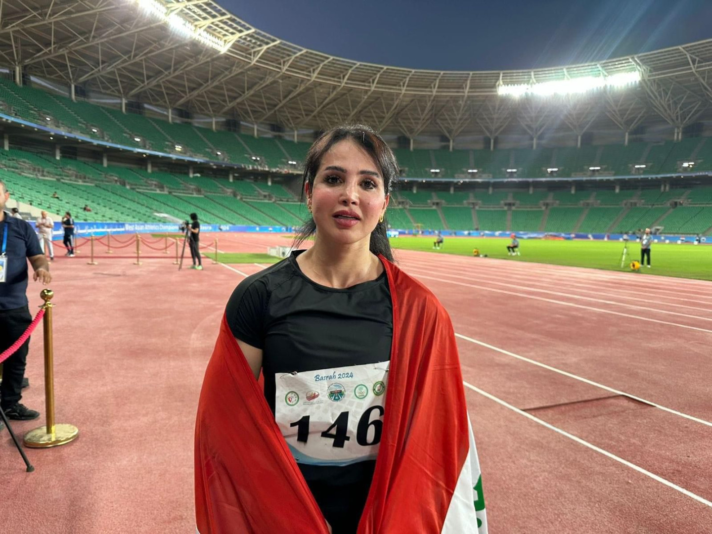 العراقية دانة حسين تحرز ذهبية سباق 200