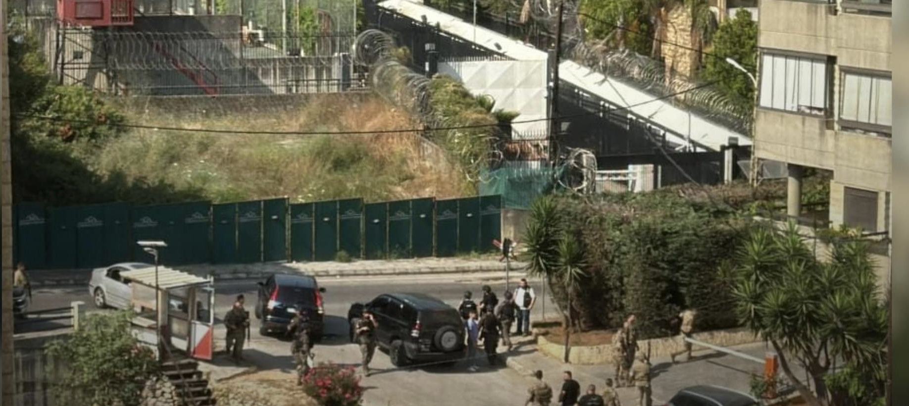 تعرض السفارة الأميركية في لبنان إلى إطلاق نار