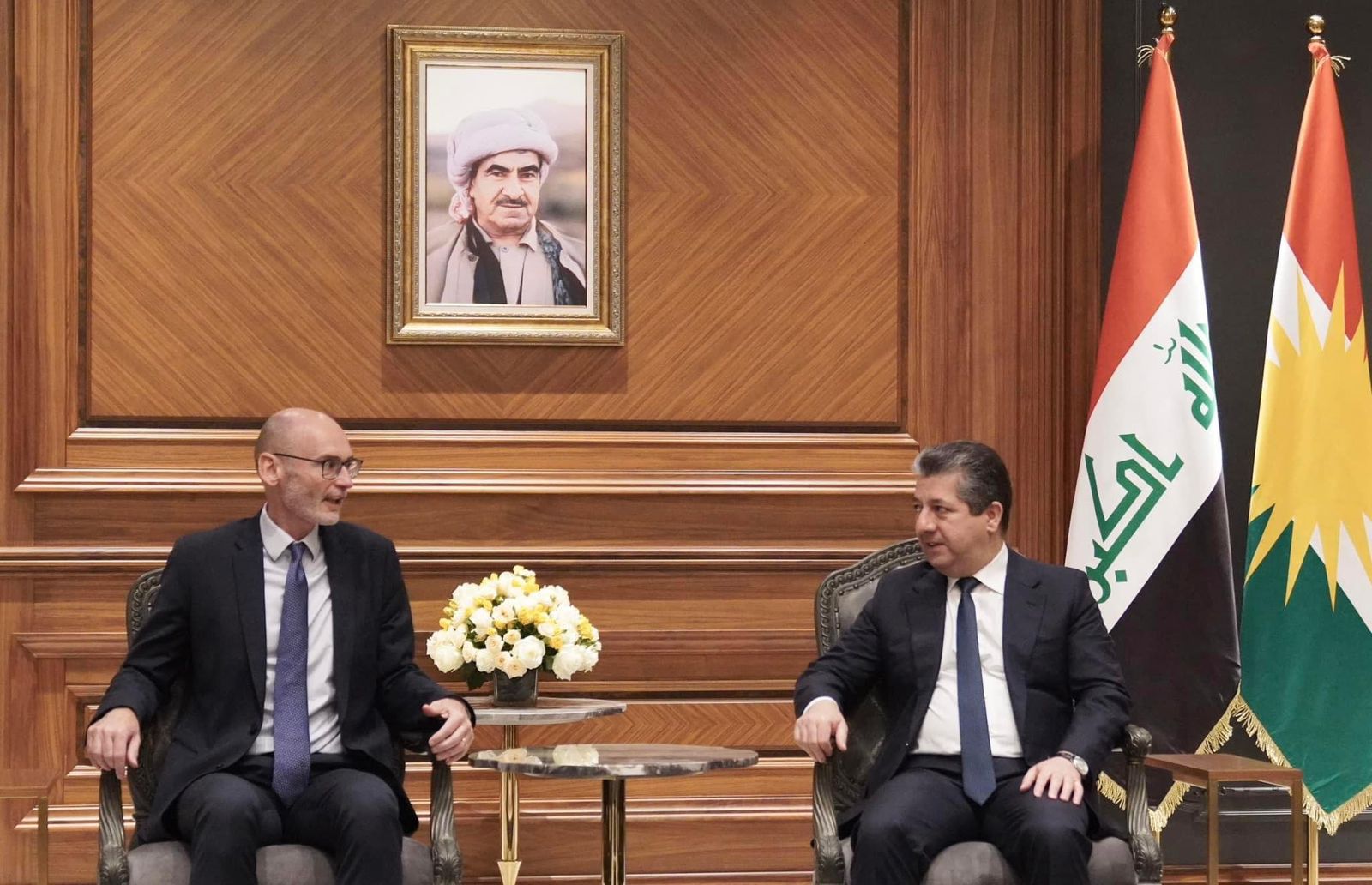 Kurdistans PM stresses vitality of Development Road Project during meeting with British ambassador