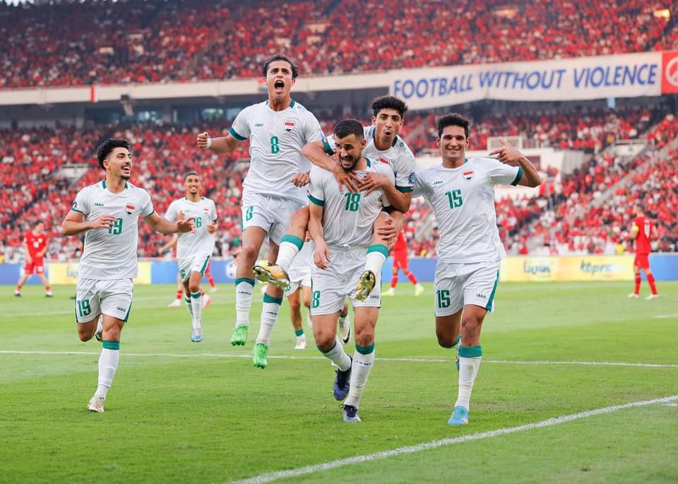 المنتخب العراقي يحقق الفوز على اندونيسيا في التصفيات الاسيوية المزدوجة
