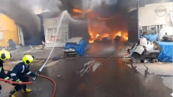 اربيل.. اندلاع حريق في مجمع بالمنطقة الصناعية يخلف اضرارا  "كبيرة" (فيديو)