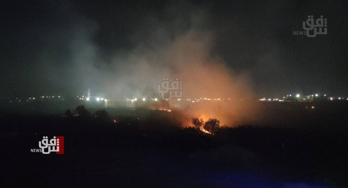 حريق جامعة الموصل يلتهم أكثر من 40 دونماً