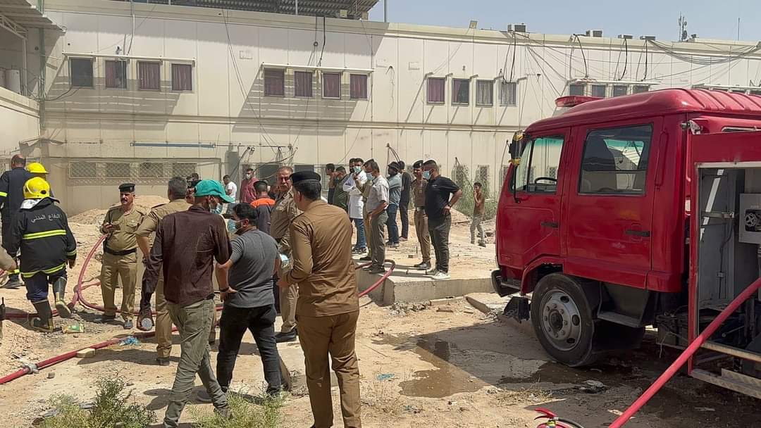 اندلاع حريق داخل مستشفى حكومي بالنجف وإنقاذ أكثر من 40 طفلاً حديث الولادة