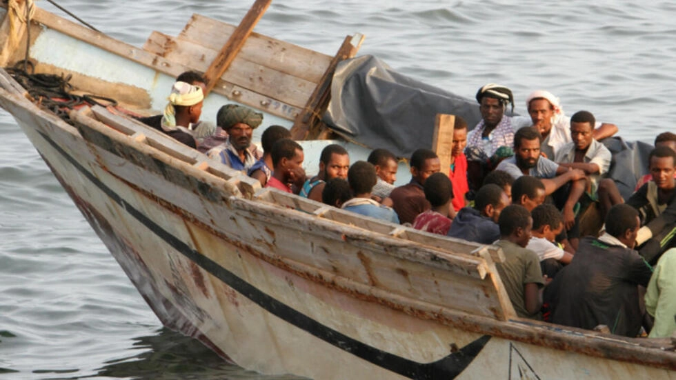 غرق وفقدان نحو 190 مهاجراً أفريقياً قبالة سواحل اليمن