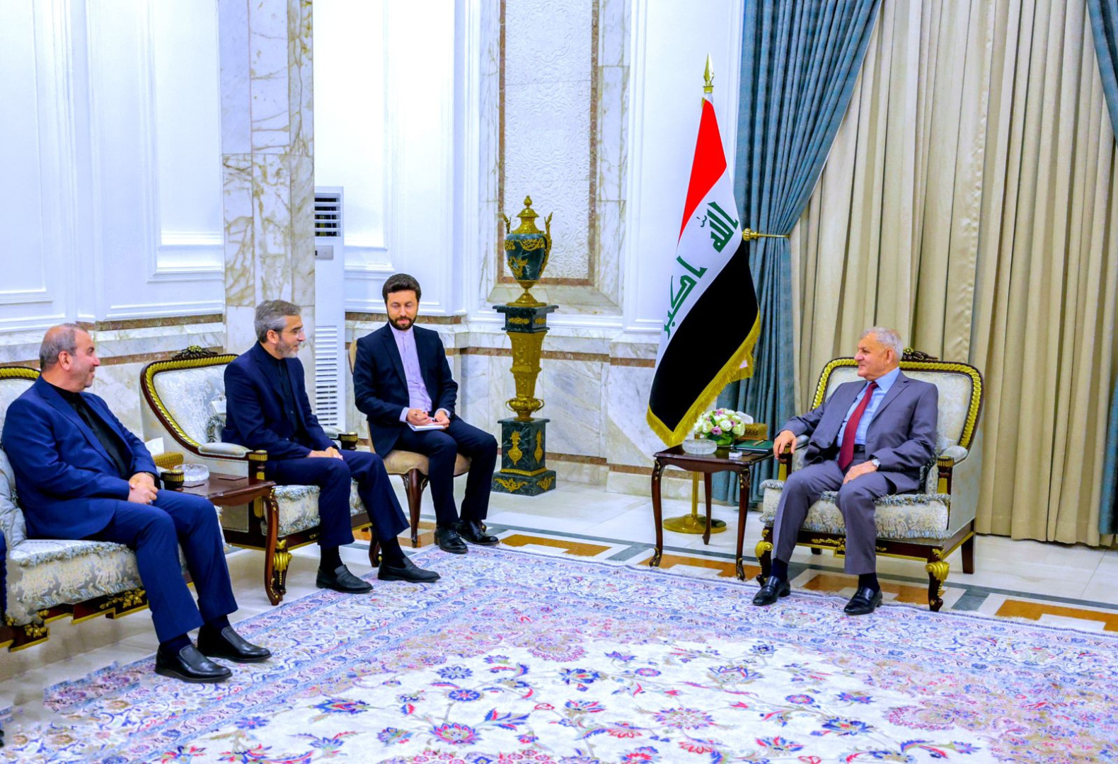 رئيس العراق يؤكد على اهمية التعاون مع ايران في أربعة مجالات