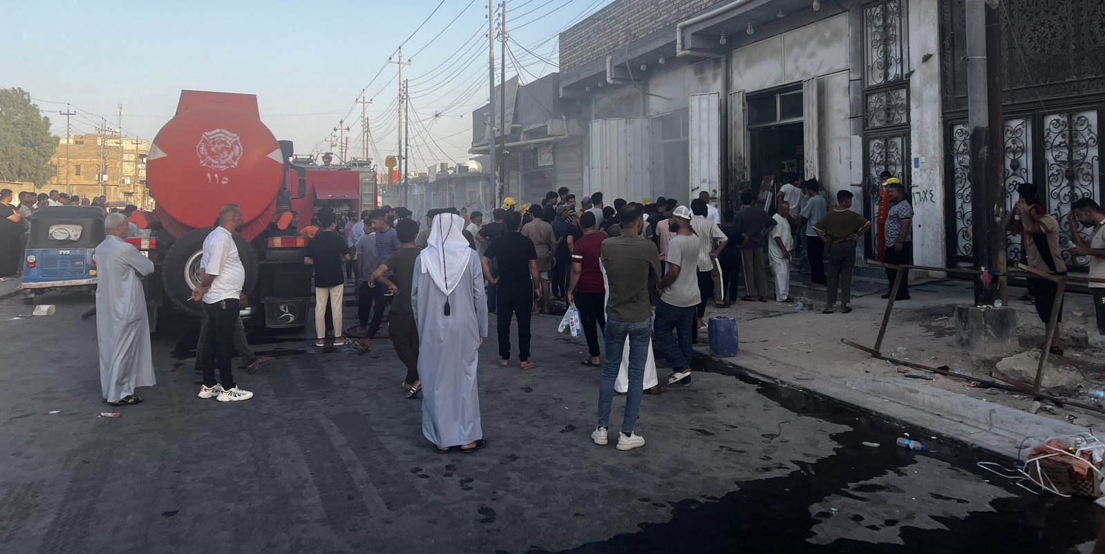 A new fire breaks out in Basra, the third in one day