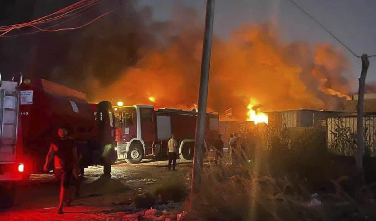 حريق "كبير" في منطقة الزعفرانية ببغداد