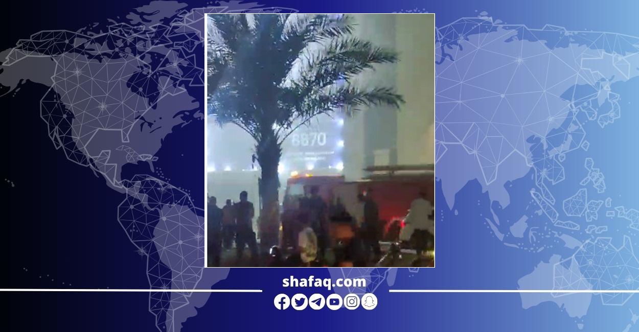 A large fire breaks out at resort and hotel in Karbala