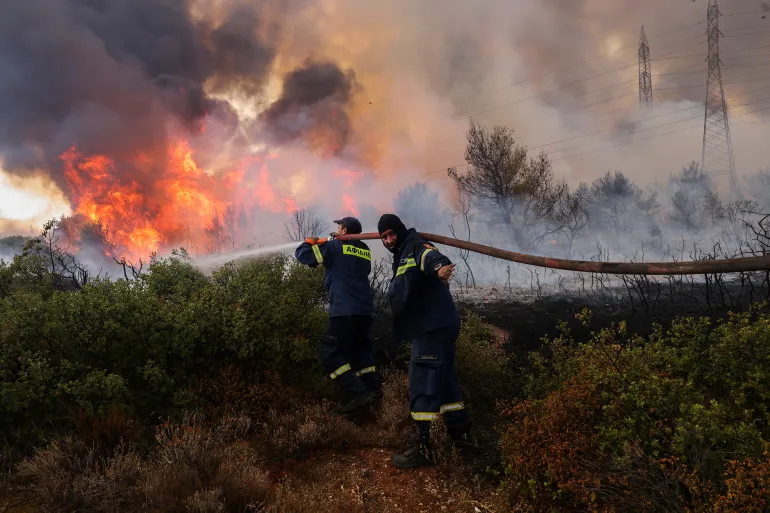 Wildfires and extreme weather ravage southern Europe